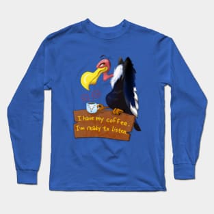 coffee Vulture Long Sleeve T-Shirt